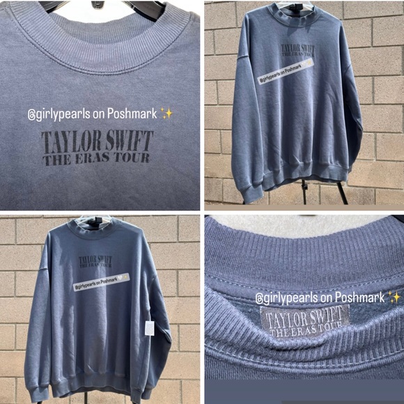 Taylor Swift Exclusive Eras Tour Crewneck Sweater Official Merch NEW - Picture 12 of 16